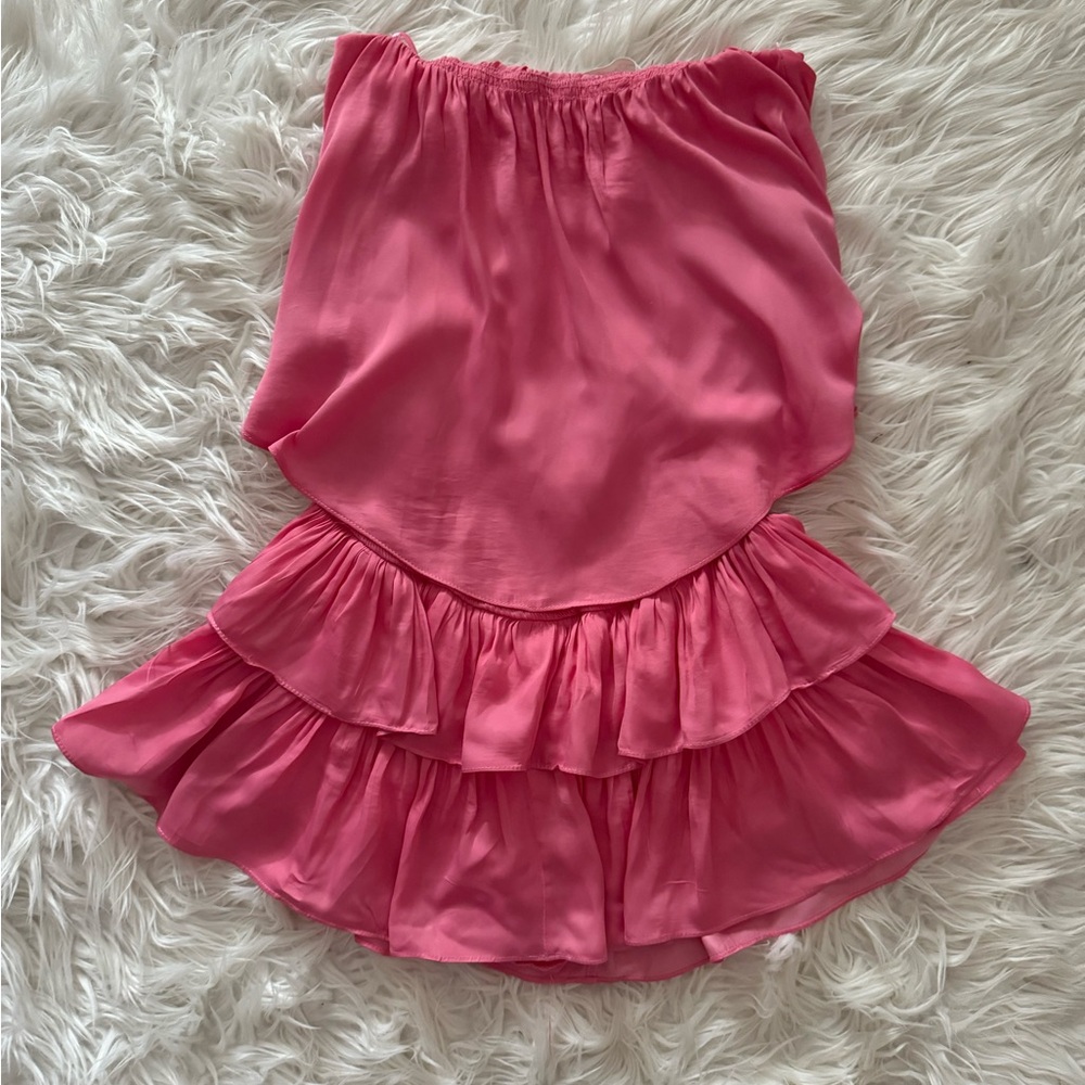 Mustard Seed Boutique, Pink Flowy Dress.